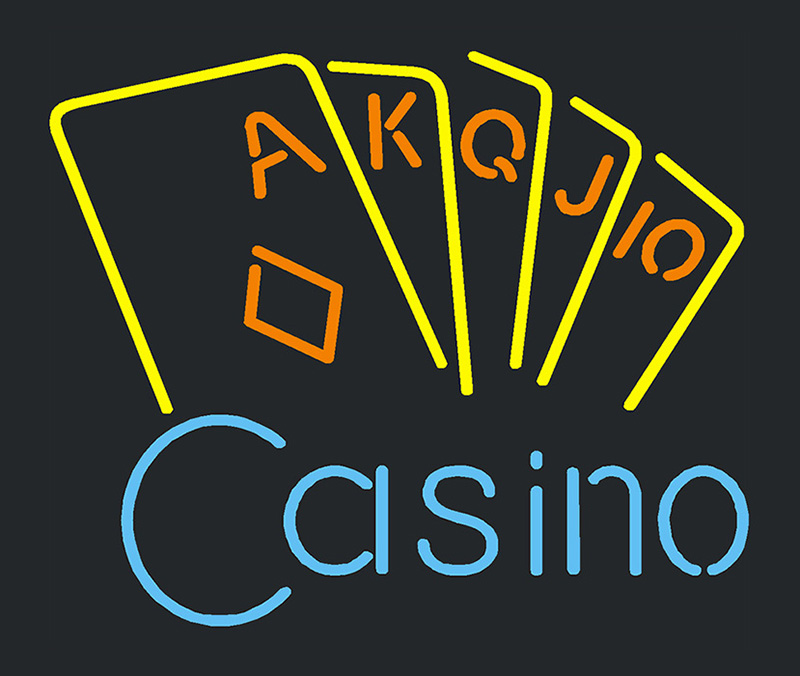 Casino Ace Series Neon Sign
