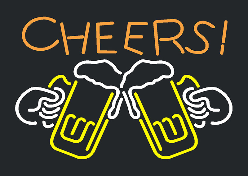 Cheers Beer Bar Neon Sign