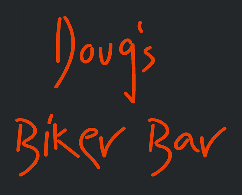 Dougs Bikev Bar Neon Sign