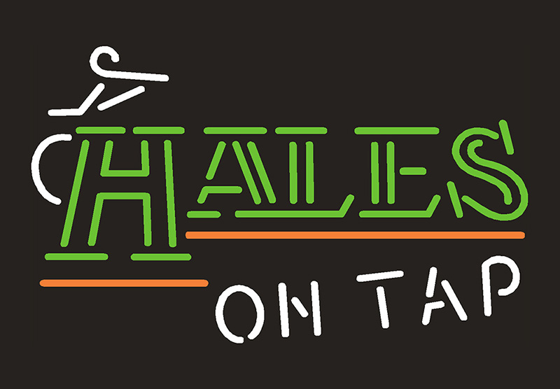 Hales On Tap Neon Sign