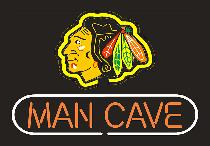Man Cave Logo Neon Sign