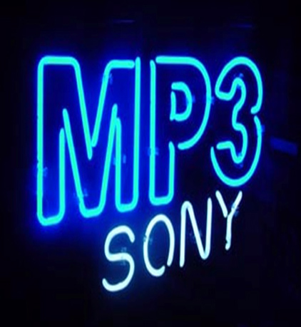 Mp3 Sony Neon Sign
