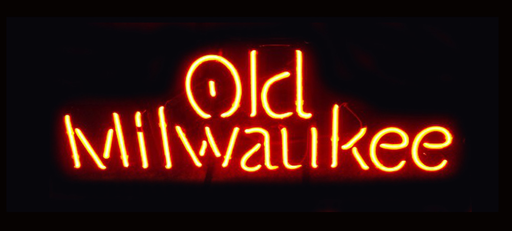 Old Milwaukee Logo Neon Sign