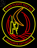 Custom 514th Flight Test Sq Quaerite Optimum Logo Neon Sign 1