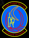Custom 514th Flight Test Sq Quaerite Optimum Logo Neon Sign 5
