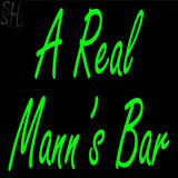 Custom A Real Manns Bar Neon Sign 4