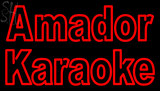 Custom Amador Karaoke Neon Sign 2