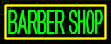 Custom Barber Shop With Border Neon Sign 1