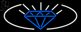 Custom Blue Diamond Logo Neon Sign 1