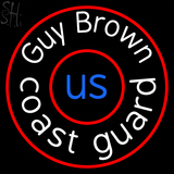 Custom Guy Brown Us Coast Guard Neon Sign 1