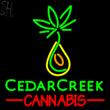 Custom Cedar Creek Cannabis Logo Neon Sign 3