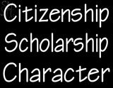 Custom Citizenship Scholarship Character Neon Sign 2