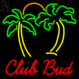 Custom Club Bud With Palm Tree And Moon Neon Sign 2