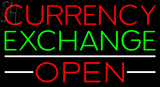 Custom Currency Exchange Open Neon Sign 1