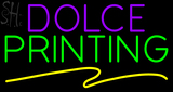 Custom Dolce Printing Swish Border Neon Sign 2