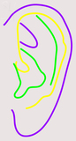 Custom Ear Logo Neon Sign 2