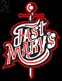 Custom Fast Marys Sword Logo Neon Sign 2
