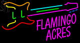 Custom Flamingo Acres Guitar Logo Neon Sign 2