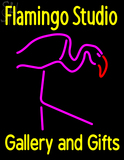 Custom Flamingo Studio Gallery and gifts Neon Sign 7