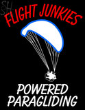 Custom Flight Junkies Logo Neon Sign 4