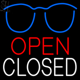 Custom Glasses Open Closed Neon Sign 1