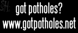 Custom Got Pothholes Logo Neon Sign 1