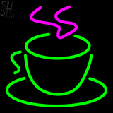 Custom Green Coffee Cup Neon Sign 2