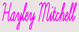 Custom Hayley Mitchell Neon Sign 2