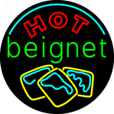 Custom Hot Beignets Logo Neon Sign 4