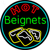 Custom Hot Beignets Logo Neon Sign 6