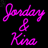 Custom Jorday And Kira Neon Sign 2