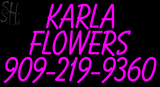 Custom Karla Flowers Neon Sign 2