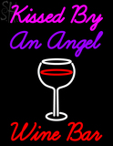 Custom Kissed By An Angel Wine Bar Neon Sign 2