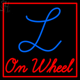 Custom L On Wheel Neon Sign 1