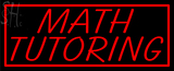 Custom Math Tutoring Neon Sign 1