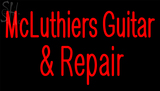 Custom Mcluthiers Guitar And Repair Neon Sign 1