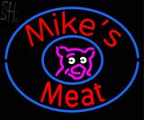 Custom Mikes Meat Neon Sign 1