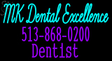 Custom Mk Dental Excellence Dentist Neon Sign 2
