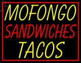 Custom Mofongo Sandwiches Tacos Neon Sign 2