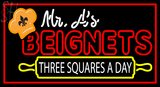 Custom Mr As Beignets Neon Sign 3
