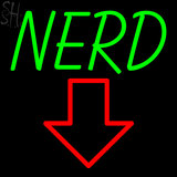 Custom Nerd Arrow Neon Sign 2