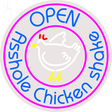 Custom Open Asshole Chicken Shake Neon Sign 1