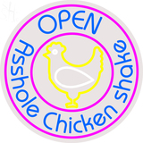Custom Open Asshole Chicken Shake Neon Sign 3