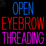 Custom Open Eyebrow Threading Neon Sign 1