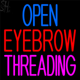 Custom Open Eyebrow Threading Neon Sign 2