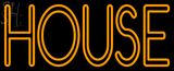 Custom Orange House Neon Sign 3