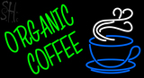 Custom Organic Coffee Logo Neon Sign 1