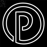 Custom P Logo Neon Sign 2