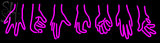 Custom Pink Aesthetic Hand Neon Sign 1