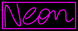 Custom Pink Neon Sign 2